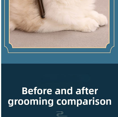 Wooden Pet Shedding Comb for Cats Dogs Removing Loose Hair Grooming Flea