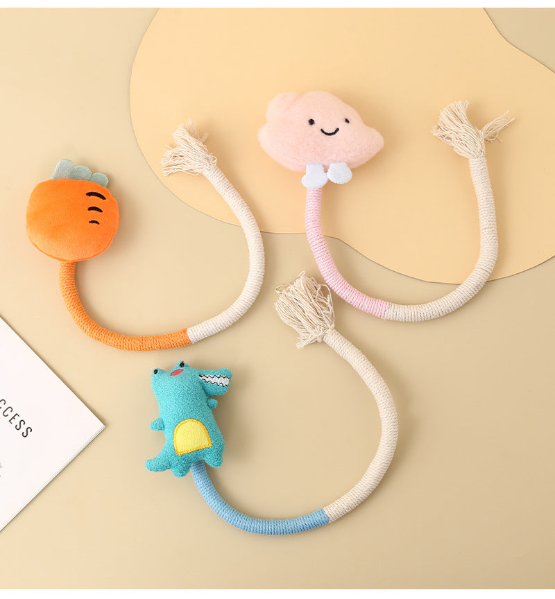 Cat Self-Entertainment Chew Rope Teeth Cleaning Artifact