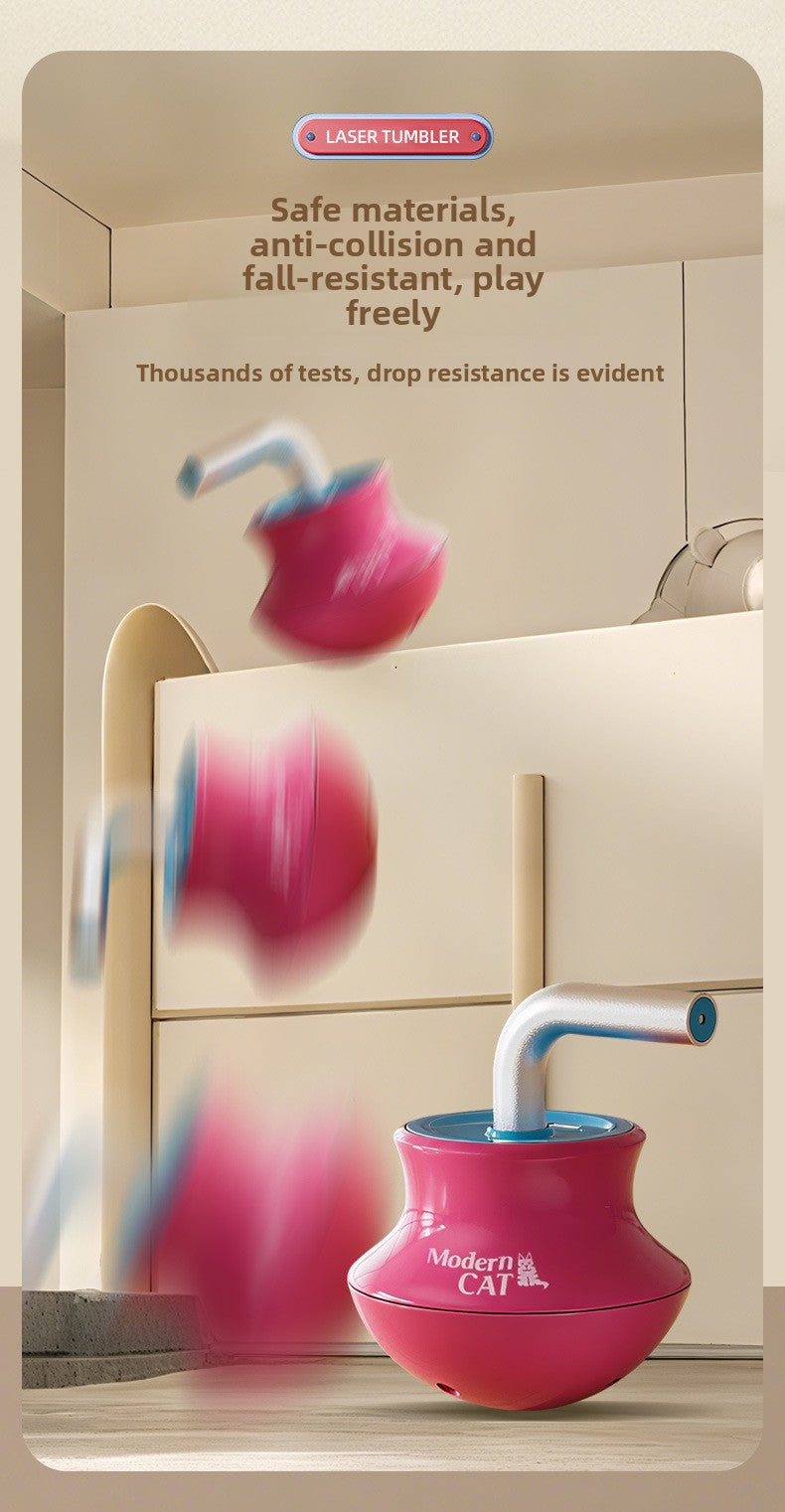 Infrared Laser SelfEntertaining Electric Pet Tumbler Cat Toy