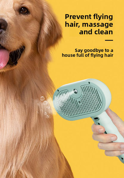 Cat Dog Grooming Comb Spray Non Flying Hair Pet Tool