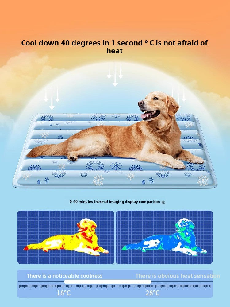 Dog Summer Cooling Mat Large Size TearResistant Waterproof Pet Pad