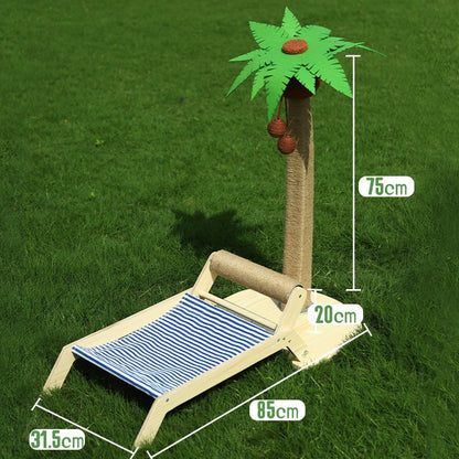 Complete Cat Delight: Frame Bed Roller Scratching Post