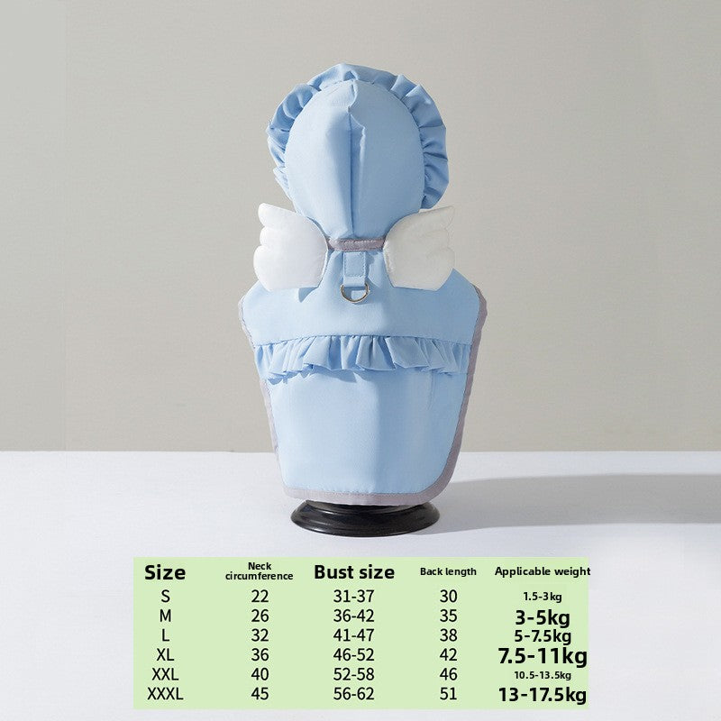 Waterproof Pet Raincoat Full Coverage Four Legged Design for Small and Medium Dogs Summer Outdoor Adventure Cartoon Teddy Dog Clothes