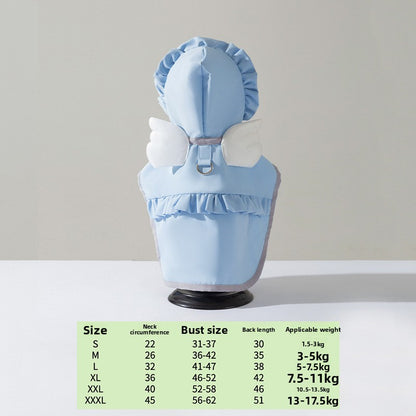 Waterproof Pet Raincoat Full Coverage Four Legged Design for Small and Medium Dogs Summer Outdoor Adventure Cartoon Teddy Dog Clothes