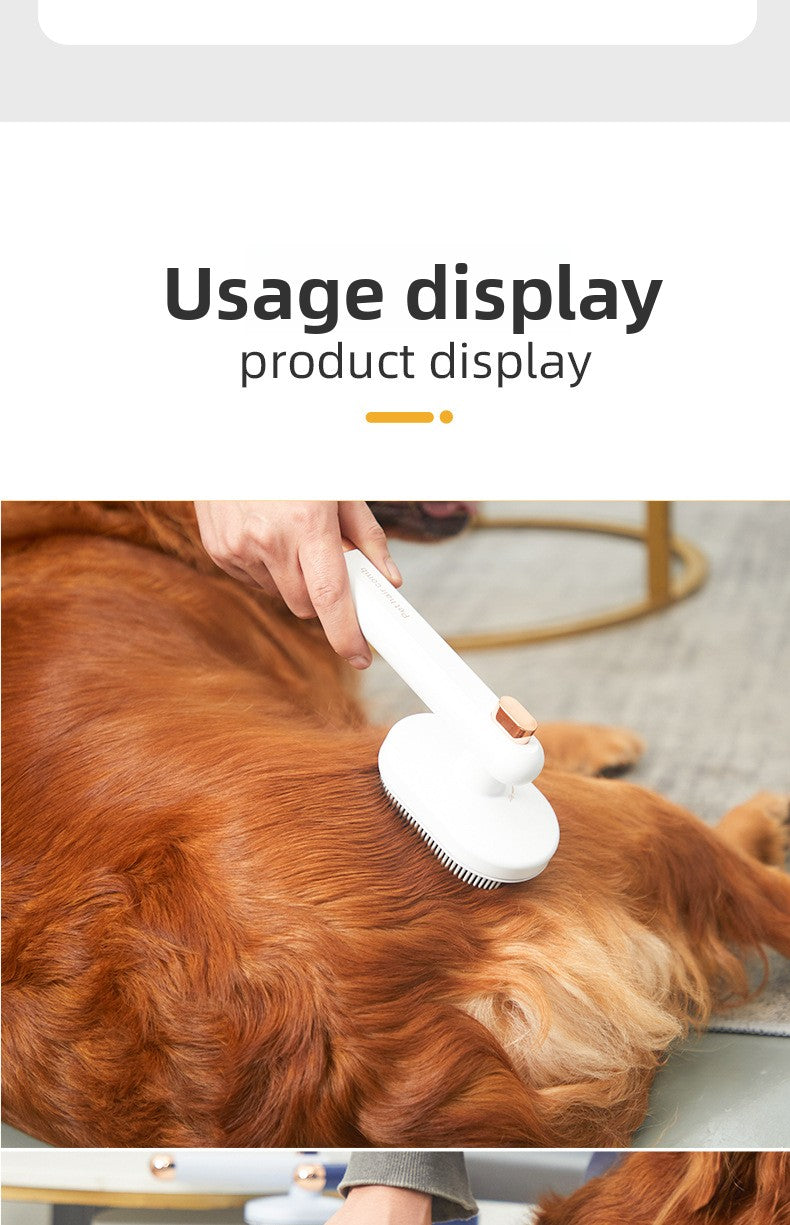 Gentle Needle Comb for Cats and Dogs Premium Pet Hair Brush to Remove Loose Hair and Reduce Shedding Detangling Comb for Pet Grooming at Home