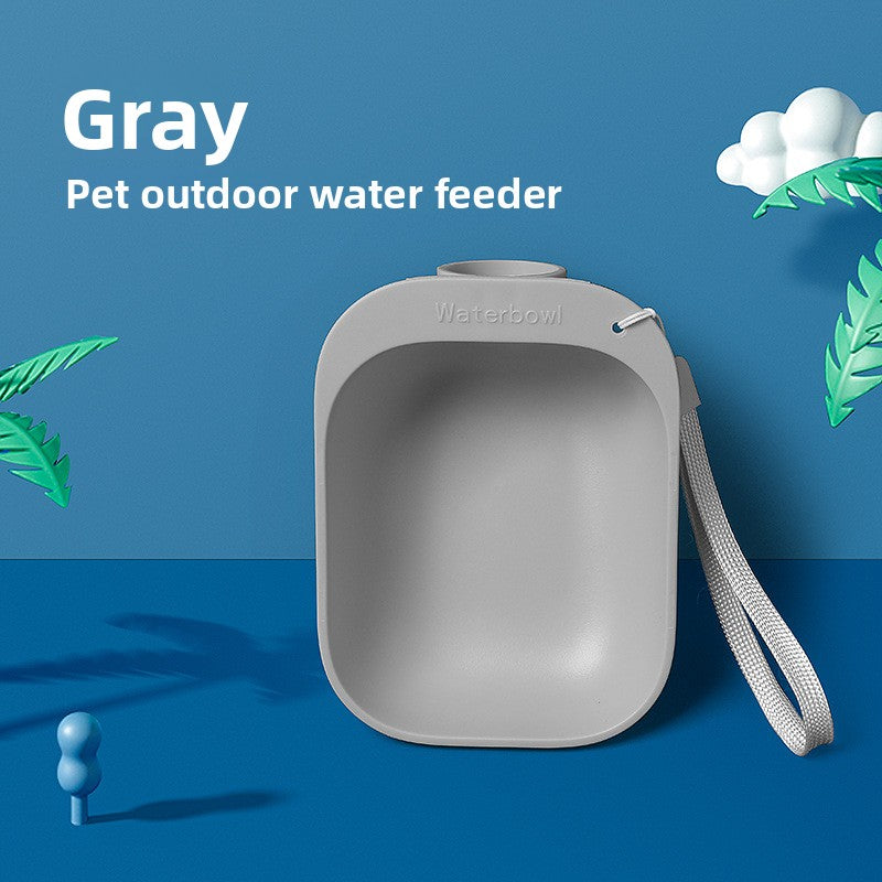 Small Dog Outdoor Walking Portable Water Bottle Pet Dispenser Cup