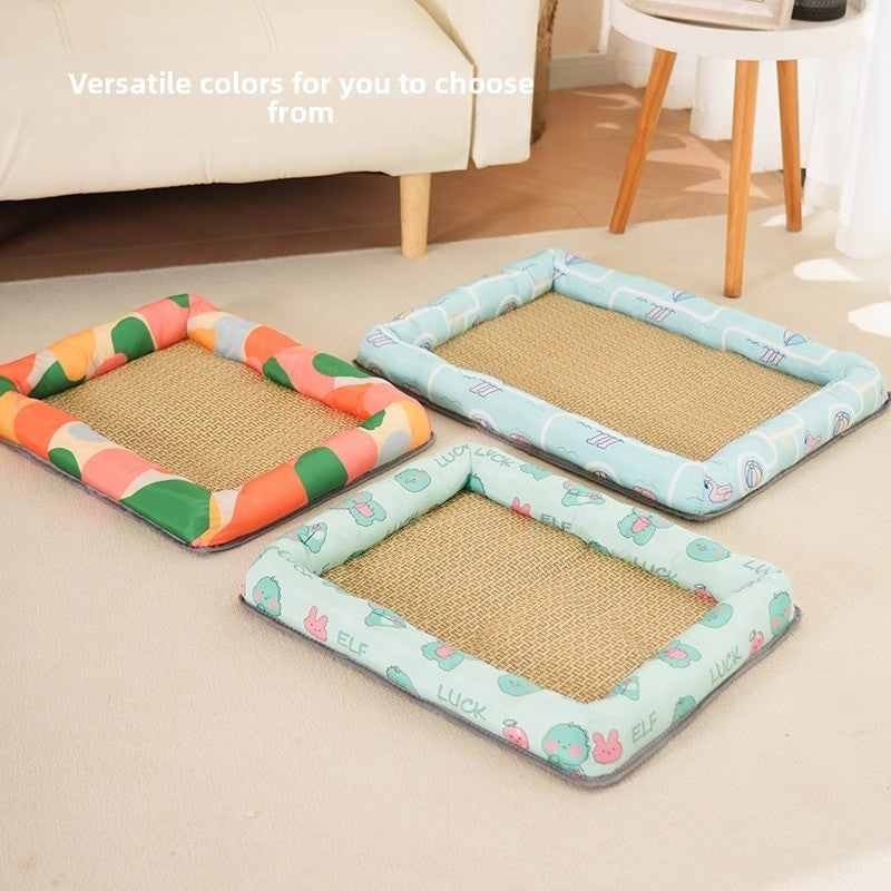 All Season Universal Pet Cooling Mat Bed Cushion for Bichon Dog Cat Summer