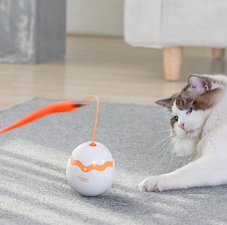 360 Degree Irregular Spin Cat Teaser Dinosaur Egg Toy