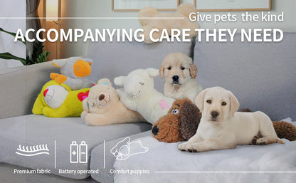 Pet Puppy Heartbeat Simulator for Anti-Anxiety Stress Relief Sound Vibration Sleep Aid Toy