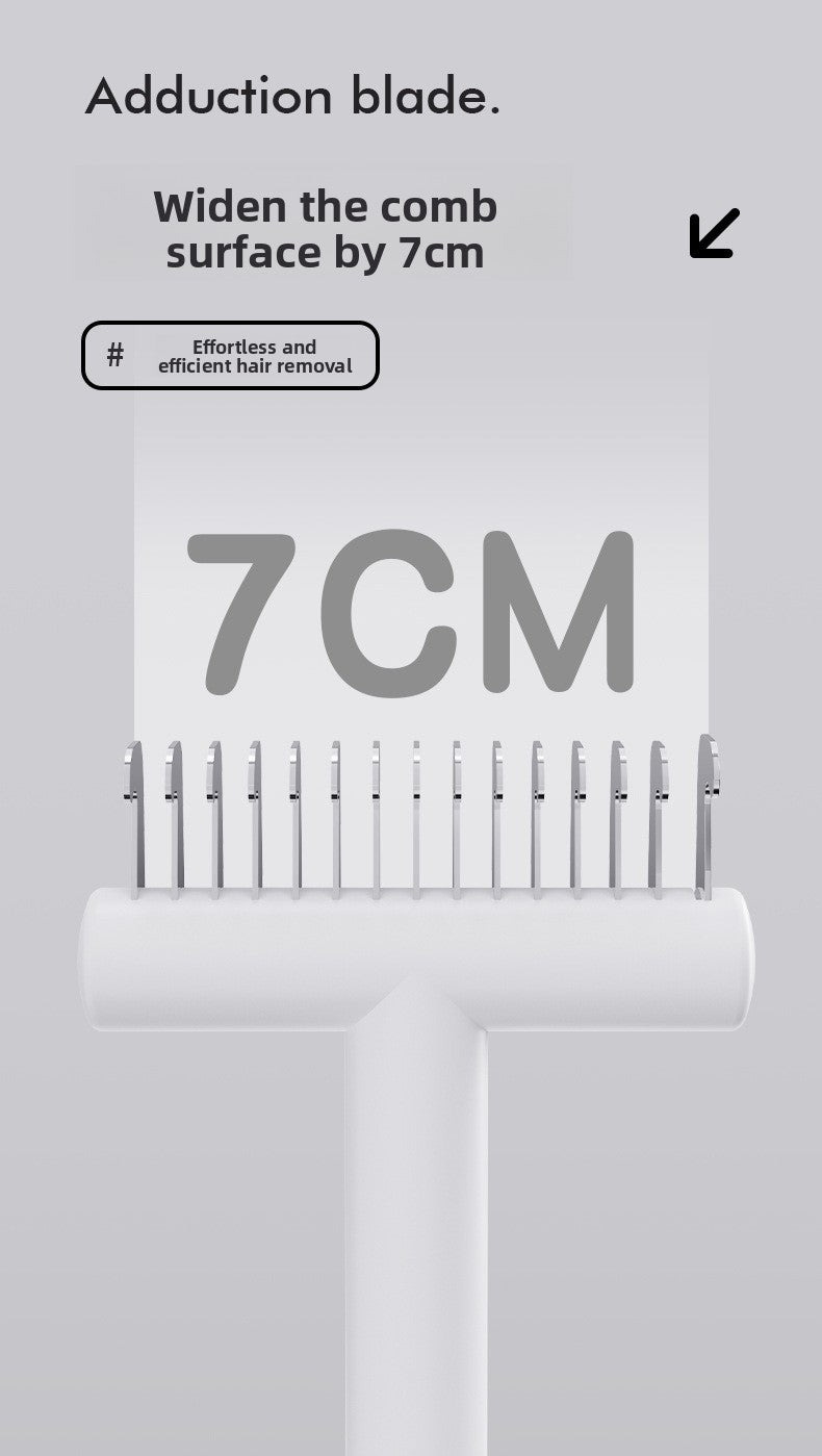 Stainless Steel Thinning Comb for Cat Dog Universal Hair Removal Detangling