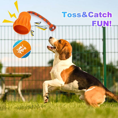 Pet Fetch Training Outdoor Ball Toy Tug for Dogs 6.5cm Tennis