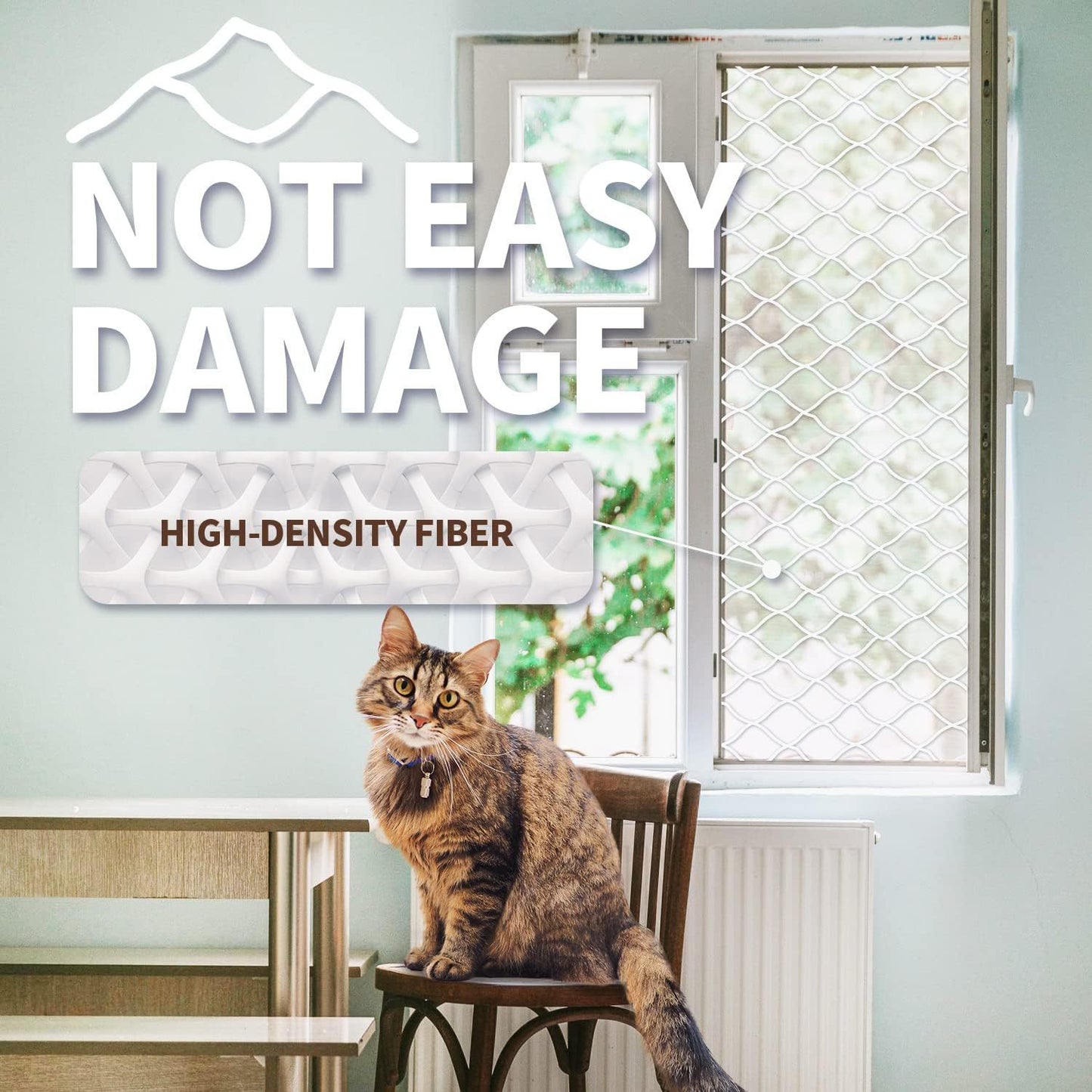 Multi-size Cat Netting Pet Guard Anti-fall Solution for Balcony Window and Stairs