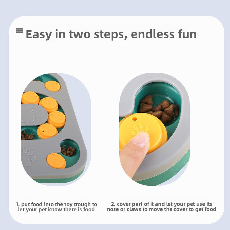 Pet Supplies New Dog Puzzle Foraging Toy Interactive Training Anti Boredom Fun