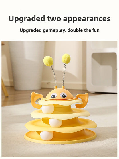 Cat Toy Little Bee Ice Cream Play Plate Self Entertainment Boredom Buster In Stock