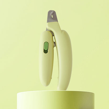 Banana Style Magic Nail Clipper for Cats Dogs Rabbits Anti Bleeding