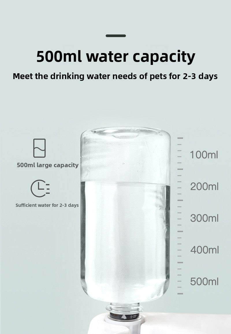 Slanted Neck Protection Automatic Water Refill Pet Bowl for Cats