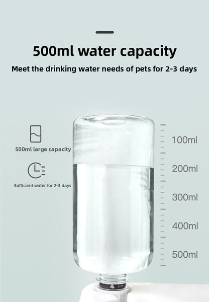 Slanted Neck Protection Automatic Water Refill Pet Bowl for Cats