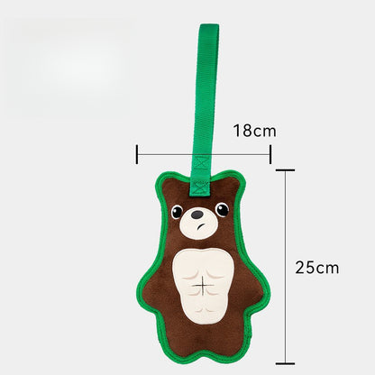 Durable Dinosaur Plush Dog Toy with Squeaker Interactive Chew Toy for Small Medium Dogs Tough Chewers Pet Supplies Puppy Teething