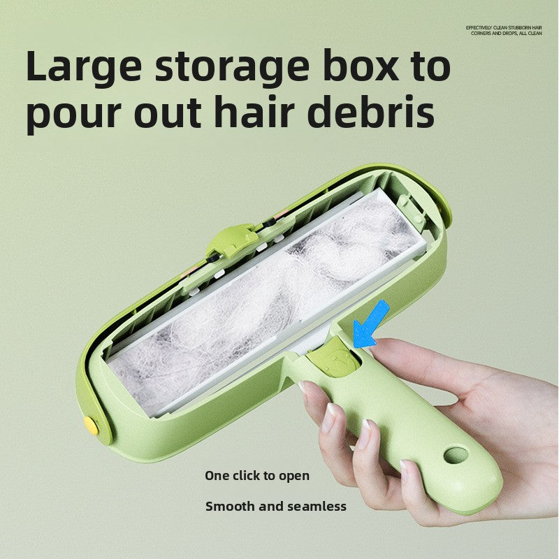 Reusable Pet Hair Remover Brush Dinosaur Design Sticky Lint Roller for Cat Dog Hair on Bedding Clothes Furniture Carpet Couch