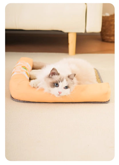 Home Use Pet Cat Dog Summer Cooling Mat Universal Soft Ice Cushion for Neck Safety