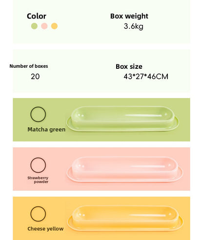 Multi Cat Feeder Long Strip Cat Bowl for Kittens Anti Ant Spill Proof Pet Food and Water Dish Slow Eating Solution