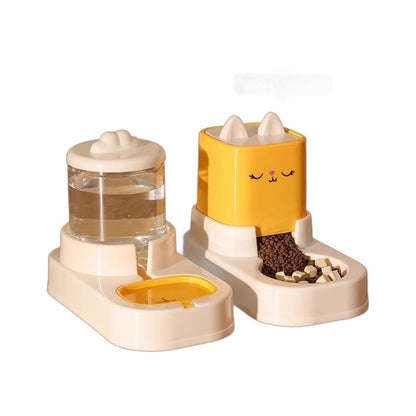 Fully Automatic Cat Drinking Device Combined with Food Feeder for Pets Cats Dogs