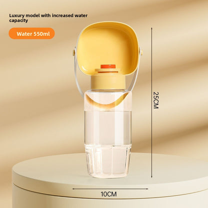 Leakproof Portable Dog Water Bottle Outdoor Travel Water Dispenser with Collapsible Bowl for Dogs On The Go Walking Hiking Camping and Travel