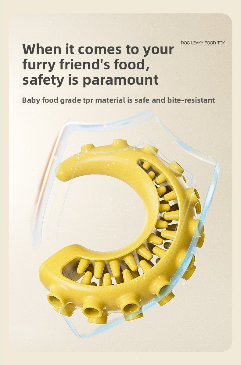 Rubber Spiked Bone Pet Toy New Design for Dog Teeth Grinding Chew Supplies