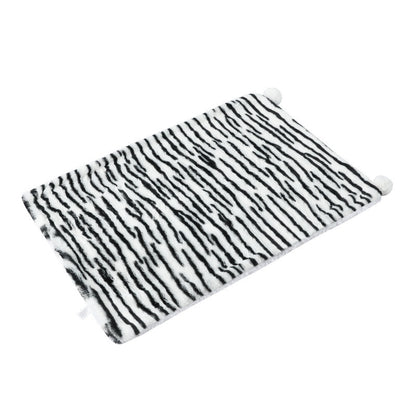 Pet Thickened Fleece Winter Tiger Stripe Zebra Print Pet Blanket Dog Cat Bed