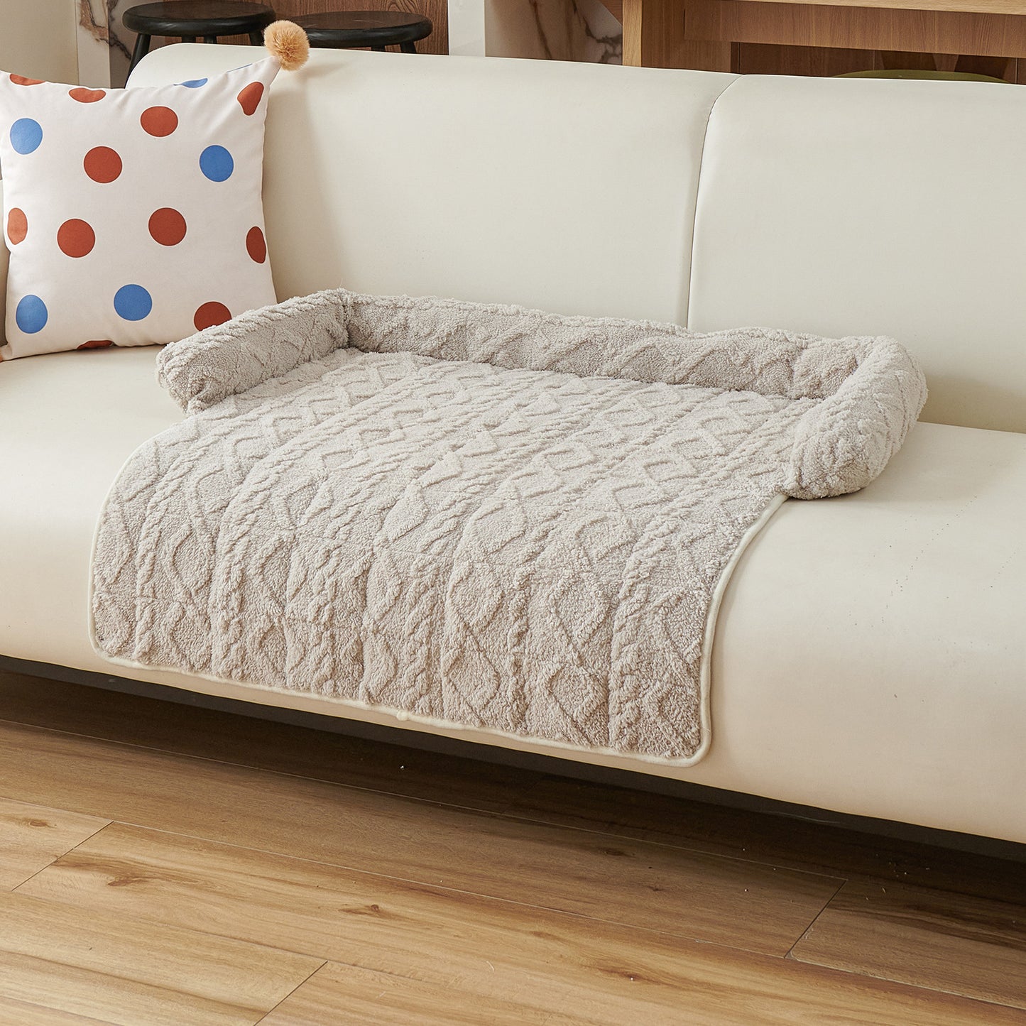 Premium Thickened Pet Sofa Cushion Non-Slip Dog Bed Cat Bed Washable Anti Scratch Furniture Protector for Large Medium Dogs Cats