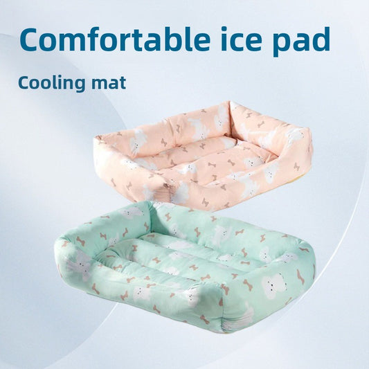 Cooling Ice Silk Pet Nest Mat Summer Sleep Pad for Cats Dogs
