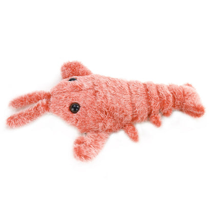 New Electric Simulation Shrimp Catnip Fun Cat Teaser Toy
