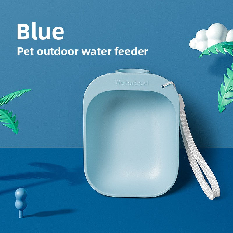Small Dog Outdoor Walking Portable Water Bottle Pet Dispenser Cup