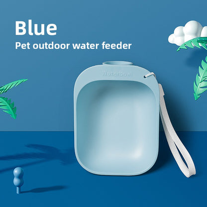 Small Dog Outdoor Walking Portable Water Bottle Pet Dispenser Cup