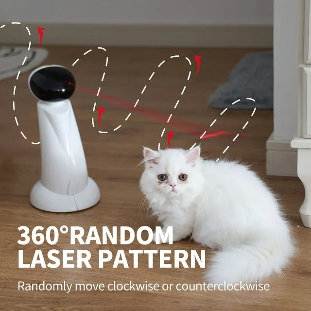 Self-Entertainment Laser Cat Toy 360-Degree Irregular Laser Automatic Smart Cat Toy