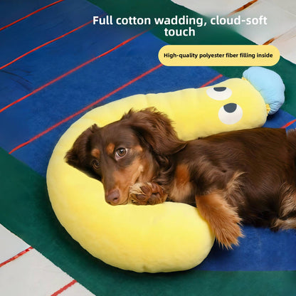 Dog Small Pillow All-Season Toy Pet Mat Neck Protection Pillow Sleeping Cat Special Small Pillow Dog Bed Supplies