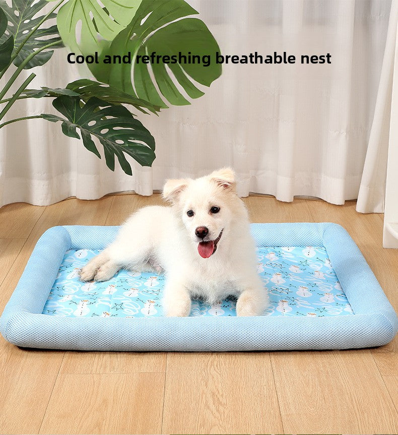 Universal AllSeason Pet Cool Nest Internet Celebrity Bed Mat for Small Medium Dogs Cats