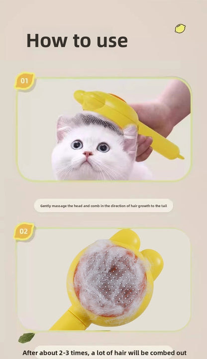 Professional Cat Grooming Brush for Shedding Floating Hair Remover Deshedding Comb for Cats and Dogs Pet Cleaning Supplies Detangling Tool