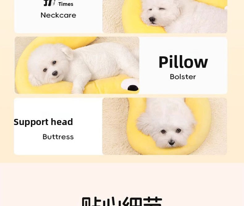 Dog Small Pillow All-Season Toy Pet Mat Neck Protection Pillow Sleeping Cat Special Small Pillow Dog Bed Supplies