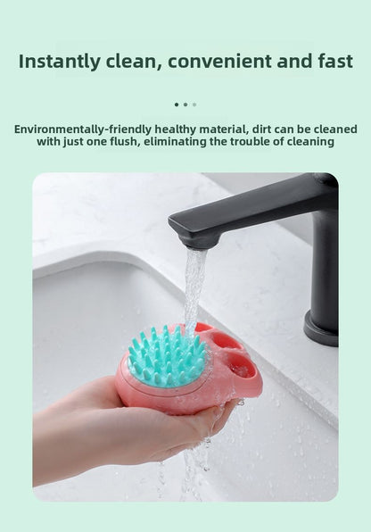 Professional Pet Grooming Brush for Bath Time Extra Large Size Cat Paw Massage Scrubber and Dog Bathing Brush