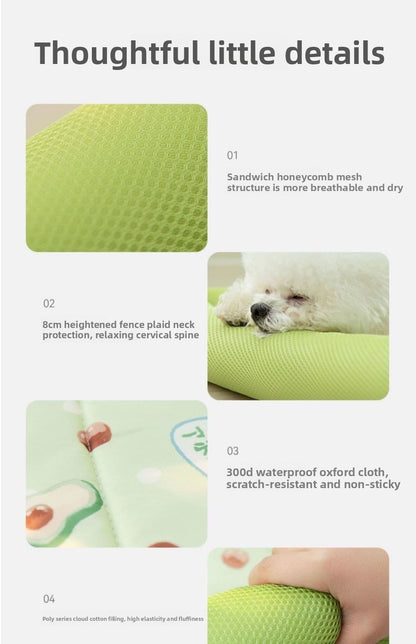 Washable Small Dog Cat Sleeping Pad All Seasons Breathable Cooling Mat