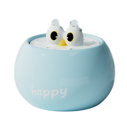 Premium Quiet Ceramic Cat Dog Water Fountain Automatic Circulating Drinker with Filter for Fresh Water