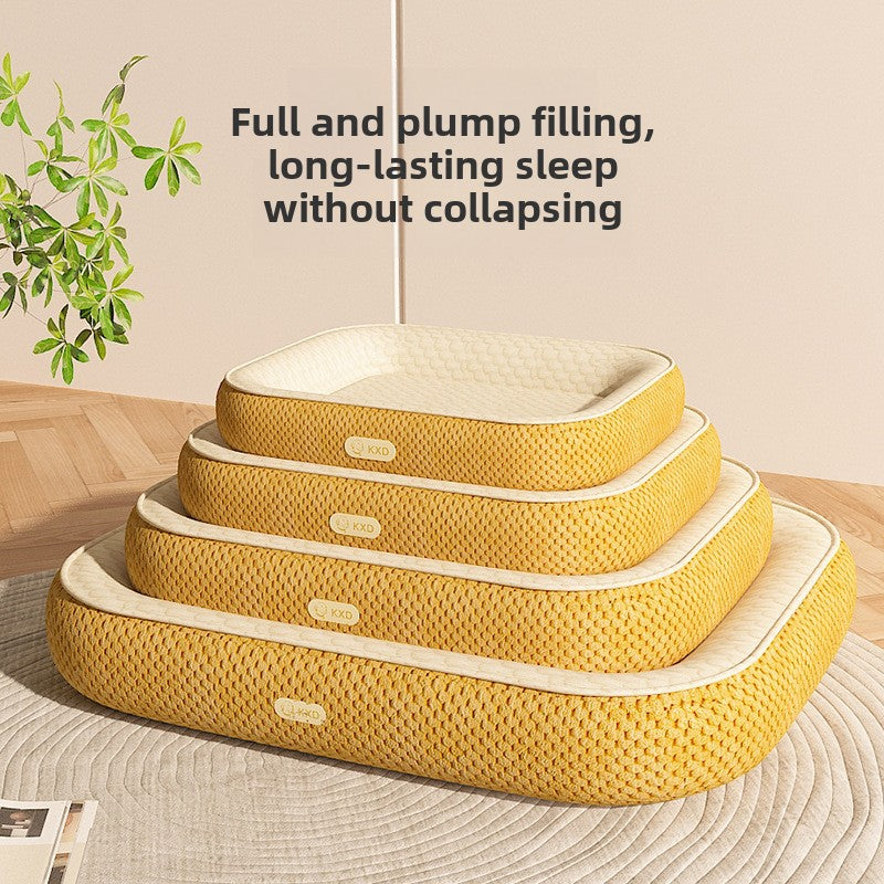 Ice Bean Dog Cat Bed New Summer Cool Mat Universal Pet Car Bed All Season