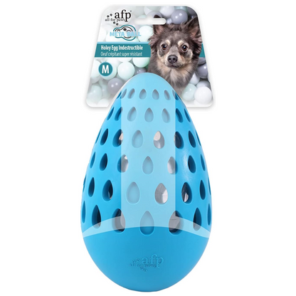 Hollow Multi-Hole Rubber Elastic Dog Bite Ball with Built-in Crinkle Paper
