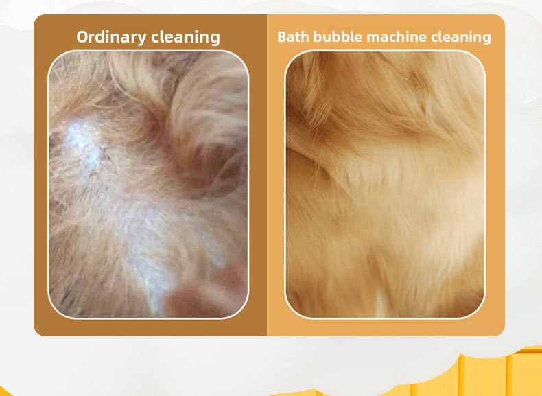 Smart Pet Bubble Machine with Cute Deer Look for Dog Cat Shower