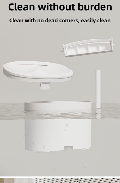 Upgraded Cat Water Fountain Automatic Flowing Water Dispenser with 3 Filters for Cats Dogs and Small Pets Plug in USB Pet Supplies