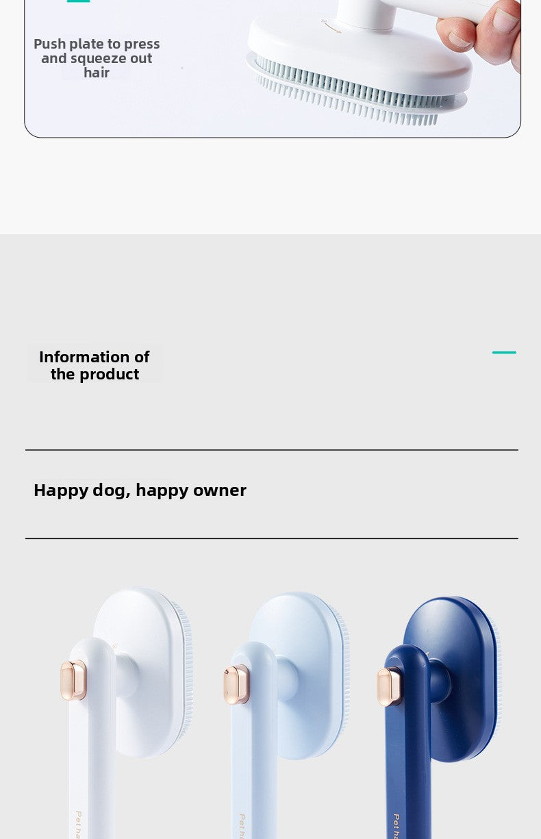 Gentle Needle Comb for Cats and Dogs Premium Pet Hair Brush to Remove Loose Hair and Reduce Shedding Detangling Comb for Pet Grooming at Home