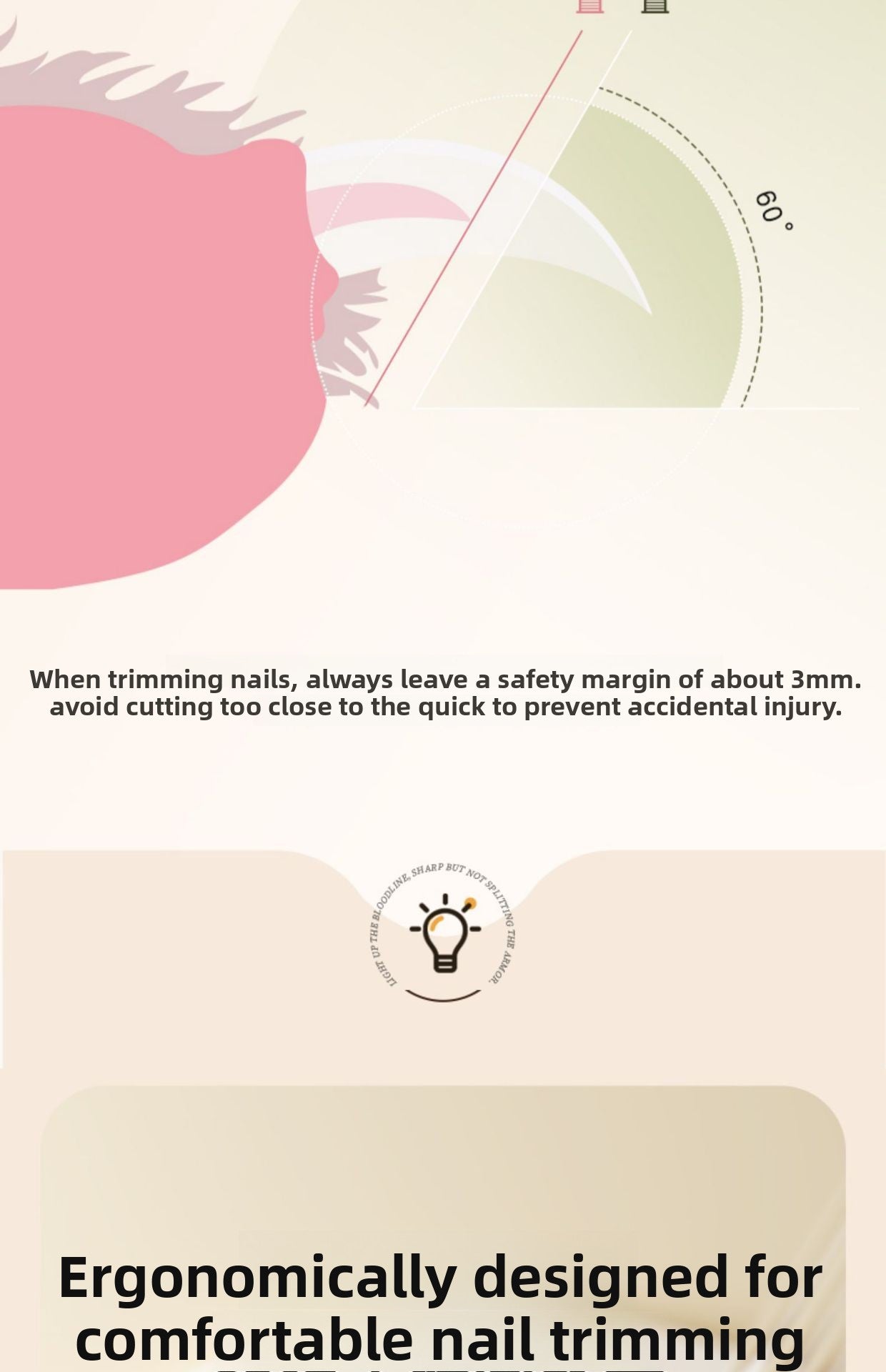 Beginner Friendly Cat Dog Nail Clipper with Light and Bloodline Indicator