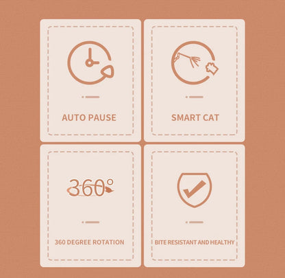 360 Degree Irregular Spin Cat Teaser Dinosaur Egg Toy