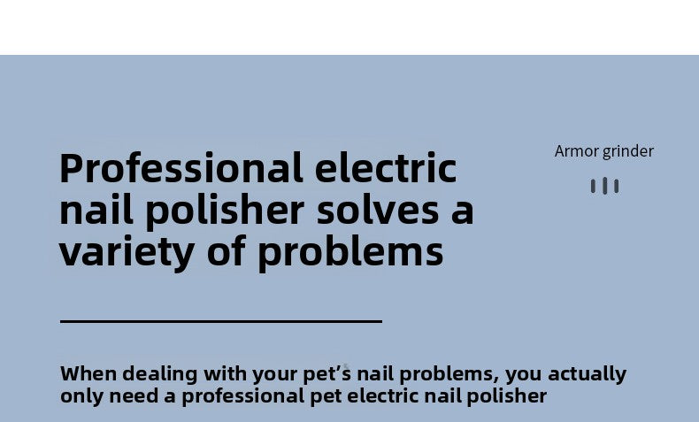 Pet Nail Grinder Clipper with Light for Dogs Cats